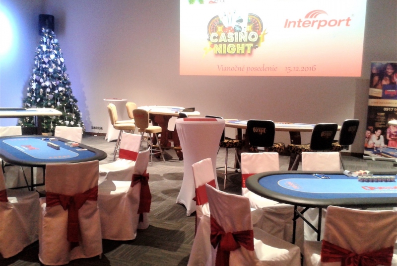 Casino night firemný večierok Interport 2016