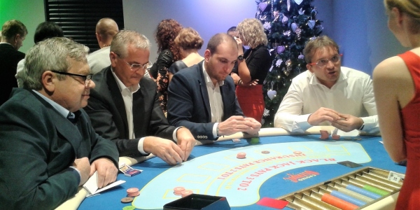 Casino night firemný večierok Interport 2016