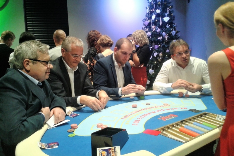 Casino night firemný večierok Interport 2016