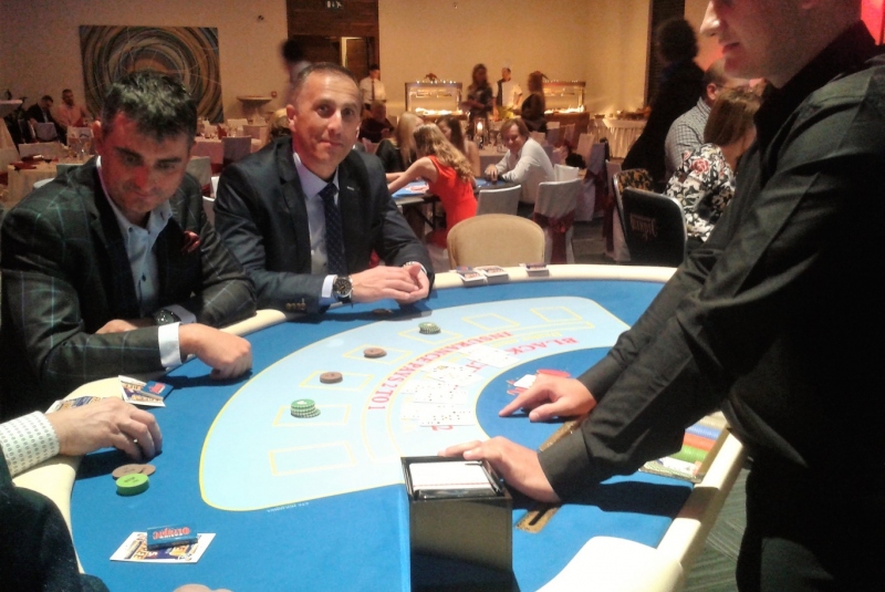 Casino night firemný večierok Interport 2016