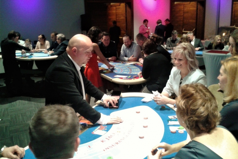 Casino night firemný večierok Interport 2016