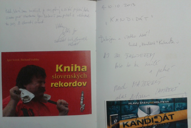 Kniha návštev Kniha návštev