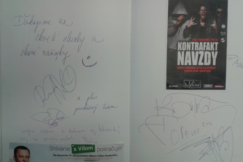 Kniha návštev Kniha návštev