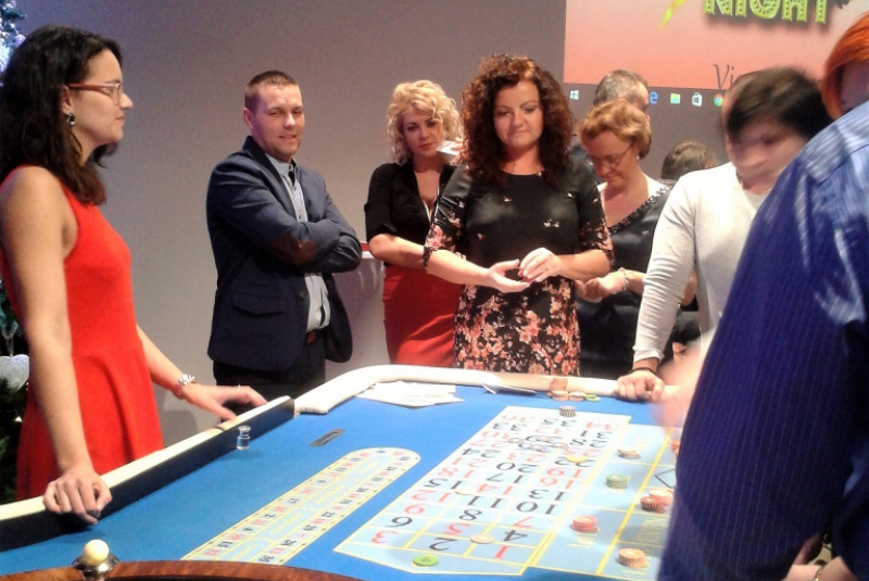 Casino night firemný večierok Interport 2016